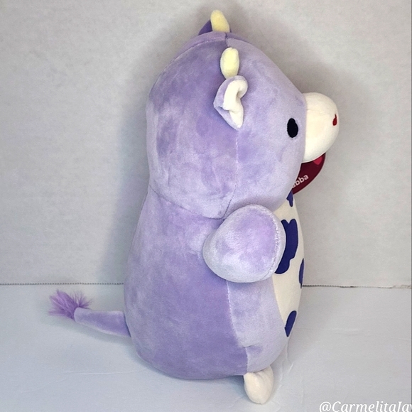 ❤️ BUBBA 🐄 Purple Cow HugMee Valentines 2024 Original Squishmallow ☆》NWT《☆ - Picture 5 of 8